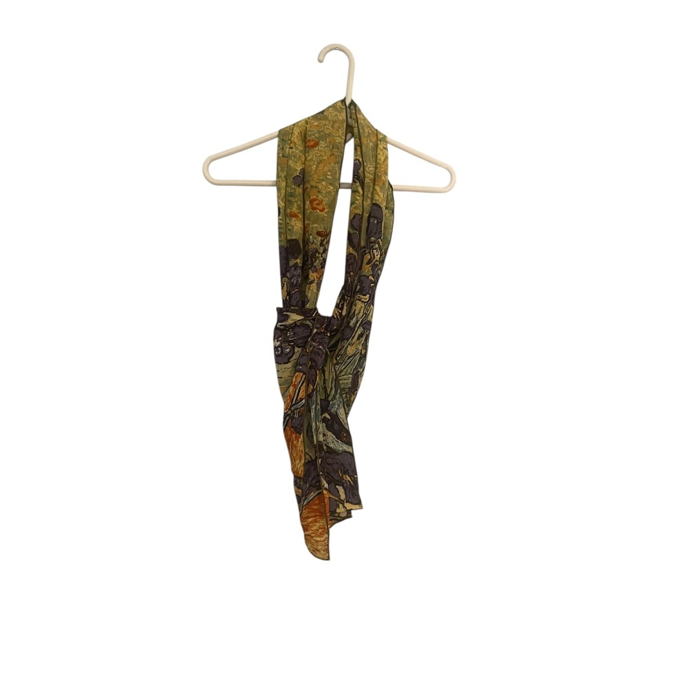 Floral Print Scarf Lightweight Elegant Accessory Fashionable Women